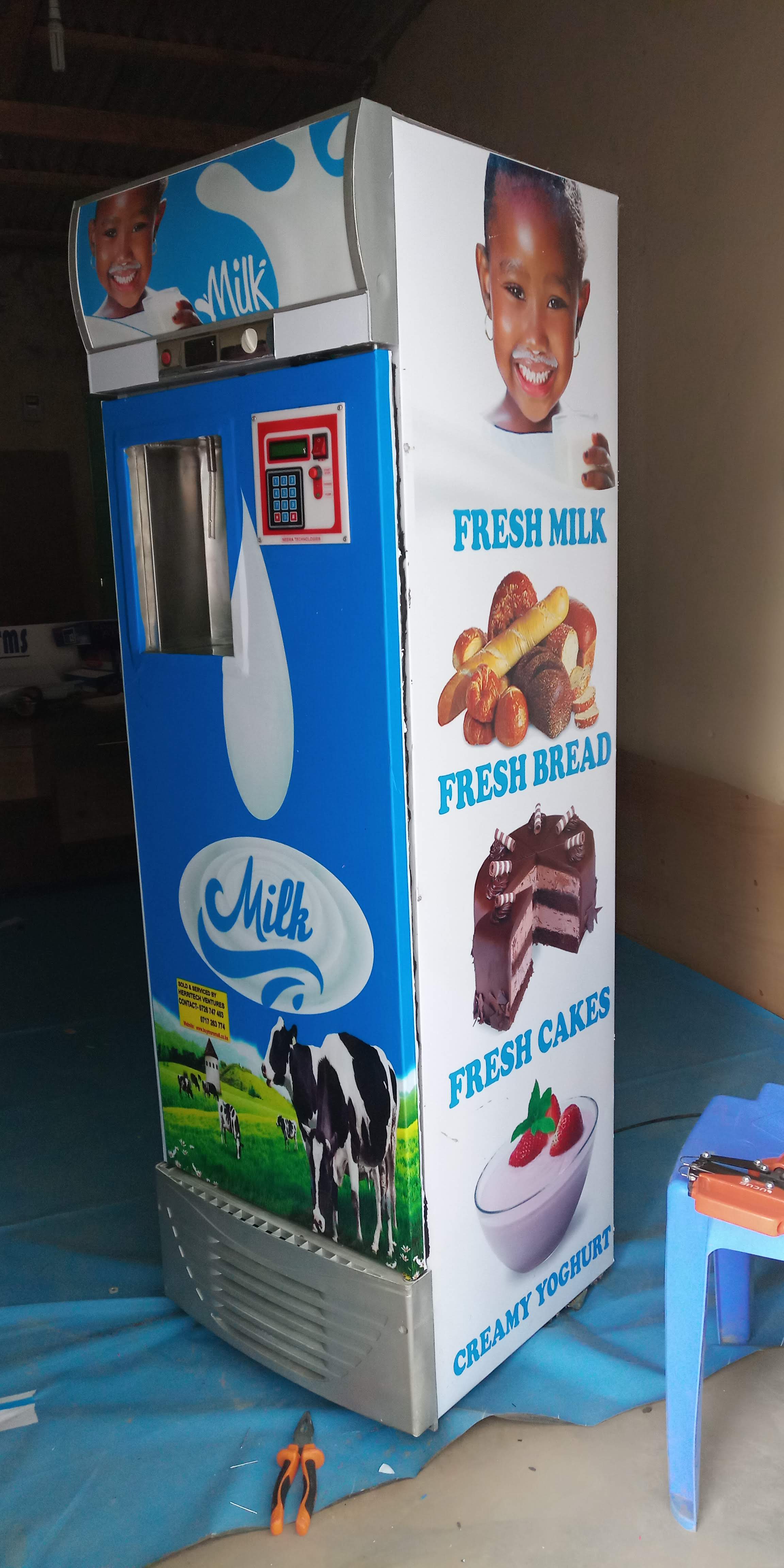 Milk vending machine reference